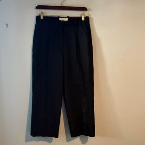 Folk Black Cropped Trousers